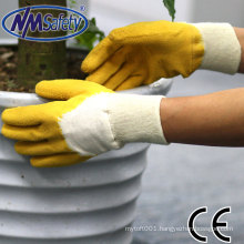 NMSAFETY latex glove manufacturer working gloves producer en388 cotton gloves